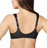 New Bali Women's Satin Tracings Minimizer Underwire Bra, Black, Sz 36DD!