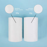 ALVABABY Baby Diaper Liners For Baby Cloth Diaper Boys and Girls Disposable Flushable Bamboo Diaper Liners Unscented Fragance Free and Chlorine Free 1 Roll, 100 Sheets