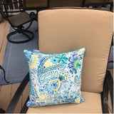 New Wayfair Barbay Baltic 18.5"X18.5" Indoor/Outdoor Throw Pillows (Set of 2)! Retails $90+