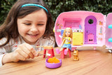 Barbie Club Chelsea Camper Playset with Chelsea Doll, Puppy, Car, Camper, Firepit, Guitar and 10 Accessories, Gift for 3 to 7 Year Olds! Retails $63+