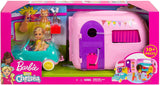 Barbie Club Chelsea Camper Playset with Chelsea Doll, Puppy, Car, Camper, Firepit, Guitar and 10 Accessories, Gift for 3 to 7 Year Olds! Retails $63+
