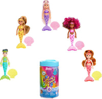 New Barbie Toys Color Reveal Rainbow Mermaid Series Chelsea Doll With 6 Surprises Color Change And Accessories Gifts For Kids