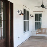 New LNC Black Gooseneck Wall Sconces Barn Warehouse Farmhouse Sconce Wall Light, Black! Winner can buy 2nd at winning bid!
