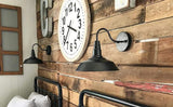 New LNC Black Gooseneck Wall Sconces Barn Warehouse Farmhouse Sconce Wall Light, Black! Winner can buy 2nd at winning bid!