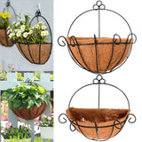 New Medium Sized Fibre & Iron Wall Hanging Flower Pot for Garden, Fence, Balcony! Winner can buy up to 5 more at winning bid!