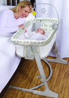 Brand new, no box! Arm's Reach Concepts The Co-Sleeper Versatile Bassinet - Bliss, White/Blue/Grey, One Size! Retails $440 W/Tax!