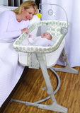 Brand new, no box! Arm's Reach Concepts The Co-Sleeper Versatile Bassinet - Bliss, White/Blue/Grey, One Size! Retails $440 W/Tax!