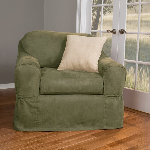 New Wayfair Bearup Separate Seat Box Cushion Armchair Slipcover in Sage! Retails $184+