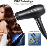 Brand new No Box, missing concentrator attachment! Tested! Beautural 1875W Hair Dryer with Stepless Airflow Speed Dial
