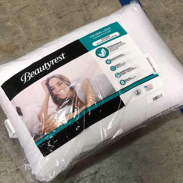 New Beautyrest Antimicrobial Foam Pillow Removable cover Does not go The Warehouse Liquidation