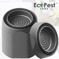 New in box! Bed Bug Interceptors - 12 Pack | Bed Bug Blocker (Pro) Interceptor Traps (Black) | Eco Friendly Insect Trap for Bed Legs | No Chemicals or Pesticides | Monitor, Detector, and Trap for Bed Bugs