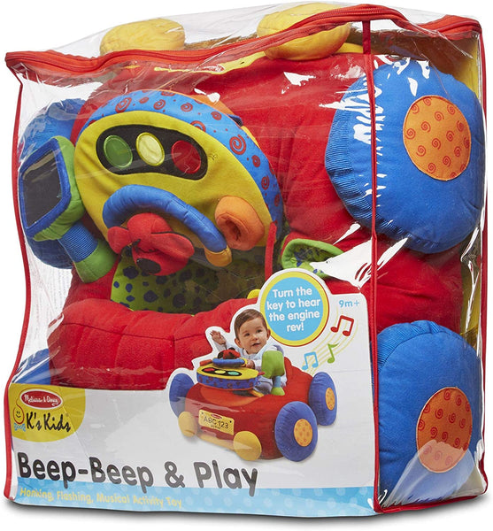 Melissa & Doug Beep-Beep and Play Activity Center Baby Toy, Ages 9 Mths+, Honking, flashing, musical activity toy! Retails $120+
