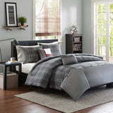 New in package! Intelligent Design Daryl Full/Queen Duvet Cover Set in Grey!