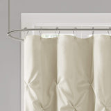 Beautiful Benjamin Solid Color Single Shower Curtain, Ivory!