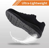 Mesily Safety Steel Toe Shoes for Men Lightweight Non Slip Work Construction Industrial Shoes - Breathable Sneakers Outdoor Resistant Composite Work Toe Shoes - Size 50 (15.5)