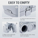 New in box! Bestco Lightweight Portable Toilet Travel Potty for Camping Hunting More, Bellows Pump! Retails $199+