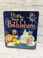 O Little Town Of Bethlehem (Light/Sound) Board book! Open the Pages to hear the music! Very Cute Book!