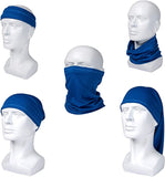 New in package! Betomro Face Coverings for Men,Sun UV Protection Dust Wind Neck Gaiter Bandana Balaclava for Fishing Hiking, 4 Piece, one size!