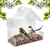 Brand new Acrylic Bird Feeder, place outside your window & watch the birds!