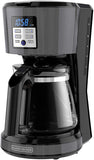 BLACK + DECKER 12 Cup Programmable Coffee Maker in Black Stainle Was store display, No Manual!