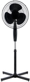 New in box! Mainstays 16" Oscillating Stand Fan, Black! Ideal for Medium-Large Rooms!