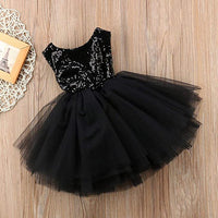 New AGQT Baby Girls Sleeveless Sequins Tutu Dress in Black! Sz 12-18 Mths!