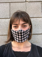 New Baggu 100% Organic Quilter’s Cotton Gingham Face Mask! One Size!