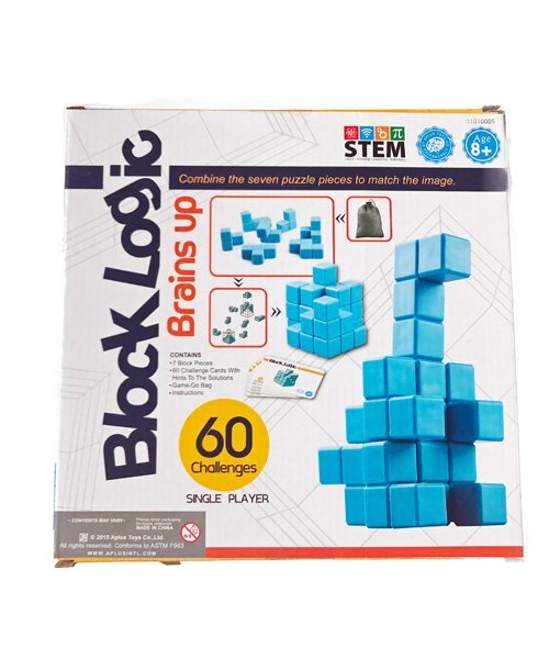 Single Player Game With 60 Challenges, Block Logic! Slight Damage to package, contents are perfect!
