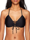 New Body Glove Womens Smoothies New Baby Love Solid Molded Cup Triangle Bikini Top, Top Only! Black, Sz XL!