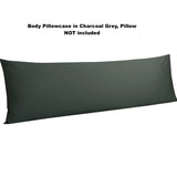 New Wayfair 500 Thread Count Cotton Body Pillowcase For Adults Pregnant Women, Envelope Closure, 20 X 54 Inches! Charcoal Grey!! Retails $50+ On sale