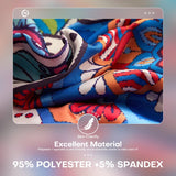 New Wayfair 4 Seater Bohemian Print Stretch Sofa Cover Elastic Slipcover -Sofa, Retails $75+