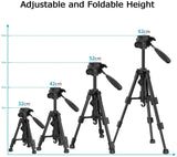 New Bomaker BY388 Adjustable Tripod for Projector, Camera, DSRL, 360 Degree! Retails $60+