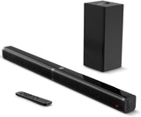 New was store display! Tested sounds great! Bomaker 2.1 Slim TV Sound Bar, Sound Bar with Subwoofer, 110dB/100W, 5 EQ Modes, 31 Inch! Includes Remote! No Box, No manual!