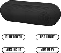 New in box! 2BOOM Boom Go Wireless Bluetooth Portable Speaker with Built-In Microphone - Black, box has slight damage, contents are perfect!