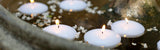 Bolsius Floating Candles - White Bag of 20! Burn time 4.5 hours