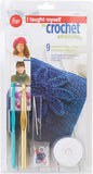 New in open packaging! Boye Learn to Crochet for Beginners Kit, 9 Patterns!