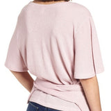 BP Pink Tie Front Tee! Sz XXS! Stretchy Material would fit up to a Small! Retails $50+