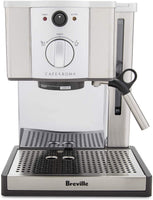 Breville Café Roma Espresso Machine ESP8XL - BREESP8XL, Brushed Stainless! Item Tested, shows very light use, No Box, Includes Manual & 14 Day Guarantee! Retails $280+