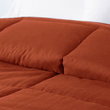New Wayfair Basics All Season Down Alternative Comforter, also great as a duvet cover insert! Brick! Sz Full/Queen