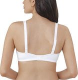 New Brilliance by Vanity Fair Womens Full Coverage Comfort Wirefree Bra in White, Sz 42C!