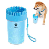 Newthinking Dog Paw Cleaner, Portable Paw Cleaner for Dogs with Silicone Grooming Brush, Quickly Washing Muddy Paws for Dogs and Cats (Medium)