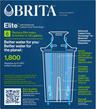 New Brita™ Elite™ Water Filter, Advanced Carbon Core Technology™ Replacement Filter for Pitcher and Dispensers, Made Without BPA, Reduces 99% of Lead, 2 Count (Package May Vary) Retails $56+