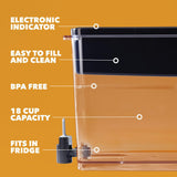 New Brita® UltraMax Water Filter Dispenser with 1 Brita® LONGLAST+™ Filter, Black, 18 Cup
