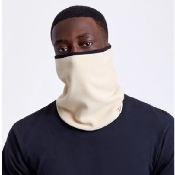 New with tags! Brixton Arctic Fleece Neck Face Mask Gaiter in Ivory! Unisex!