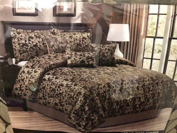Luxury 7 Piece Comforter set, Queen! Includes Comforter, 2 Shams, Bedskirt & 3 Decorative Pillows!