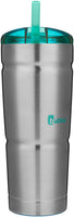 New Bubba 24OZ Envy S Tumbler SS W Island Teal LID! Locks in Temperature! Fits most vehicle cup holders!