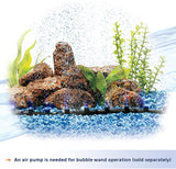 New in box! AQUEON Flex LED Aquarium Bubble Wand, 21-Inch, Blue, Retails $51+
