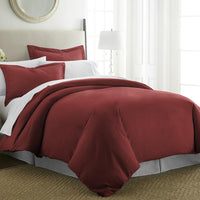 Brand new in package! Premier 3300 Bamboo Comfort Ultra Soft 3 Piece Reversible Duvet Cover set, Fits Queen! Wrinkle, Fade & Stain Resistant! Burgundy!