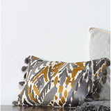 Cadogan 100% Belgium Flax Linen Throw Pillow with luxury plush feather & down insert! Retails $138+