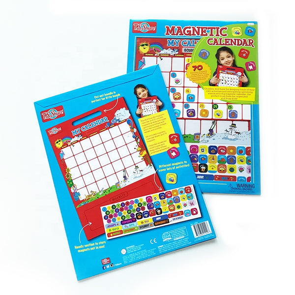 Magnetic Calendar by TS Shure! Includes calendar and magnets, Ages 5+, Retails $25+